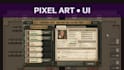 create pixel art UI for your game