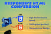 convert psd to html and css