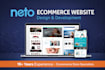 design and develop a professional neto ecommerce website