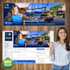 design a great website header, slider or banner