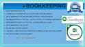 do bookkeeping and reconciliation in quickbooks and excel