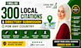do 300 local citations and directories for any country