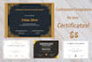create custom certificate template designs