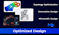 provide industrial design with topology optimization and generative design