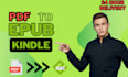 convert pdf to epub ebook, pdf to kindle ebook, convert to epub ebook conversion