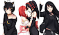 draw digital art commission in simple anime style