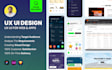 do mobile app UI UX design, website UI UX design in figma