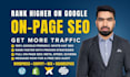 do on page SEO for your shopify, wordpress, wix or squarespace website