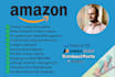 do amazon SEO, product listing, PPC, and ranking of products