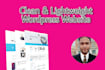 design fast loading wordpress website with generatepress theme