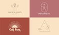 design hand drawn botanical  boho logo