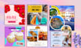 design 10 attractive animated social media posts