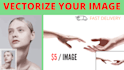 vectorize your image into vector fast delivery