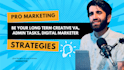 be your long term creative VA, admin tasks, digital marketer