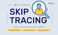 do accurate real estate skip tracing and find property owners, phones, emails