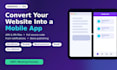 convert website to android app and ios app
