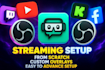 setup streamlabs obs for twitch youtube kick live stream