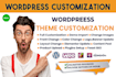 do wordpress theme customization and theme update