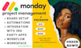 setup monday CRM monday com, automate boards workflows with monday CRM