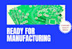 design your high quality pcb, ready for manufacturing