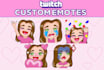create cute custom emotes designs