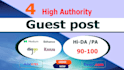 write and publish guest post, high da guest post