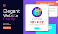 make beautiful website popup forms for any type of website