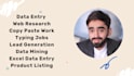 do copy paste, excel data entry work, and manual typing jobs