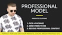 be your professional male model