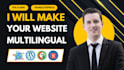 make your wordpress website multilingual