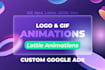 create text, logo or animated gif in adobe after effects