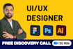 do mobile app design and web app design as figma app design