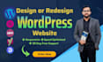 design wordpress website or redesign wordpress website