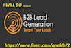 do b2b lead generation and targeted lead generation