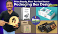 do product packaging design, convert ai generated to print ready box design