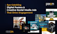eye catching creative social media ads poster that drive engagement