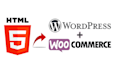do custom woocommerce theme from html template