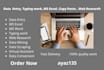 do data entry, copy paste and web research for you