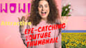 design an attractive  and creative youtube thumbnail