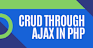 do crud in ajax php