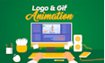 create animated gifs, text, logo animation
