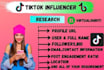 find best tiktok influencer
