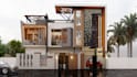 create architecture 3d models and renders for luxury villa