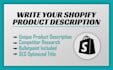 write SEO friendly shopify product description