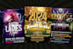design luxury flyer poster for event and party