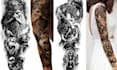 create your amazing custom tattoo sleeve design