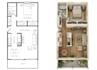 turn the drawing into a 3d floor plan in 1 hour