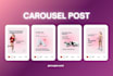 design attractive and engaging instagram carousel post