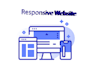 create responsive website using html css javascript, react and angular