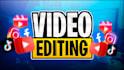 do professional premium video edit fast, all socials like yt